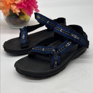 Teva Black and Blue Sandals Size 2 KET8989A
